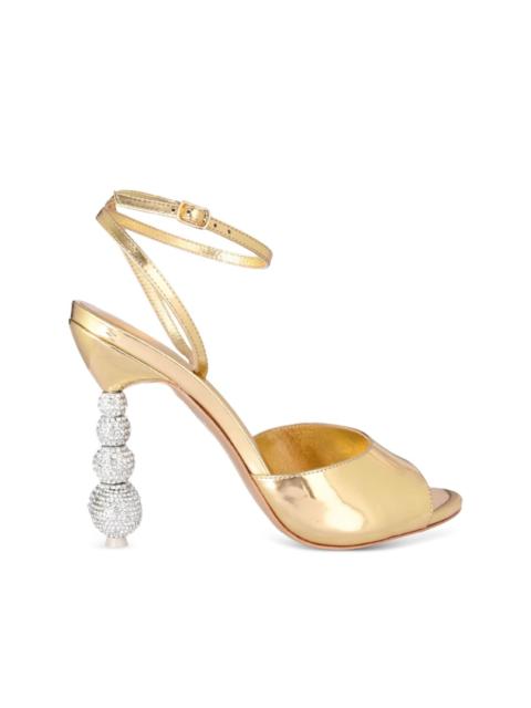 SOPHIA WEBSTER 100mm Natalia crystal-heeled sandals
