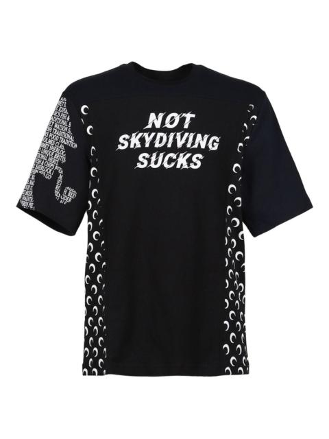 Marine Serre text-print T-shirt
