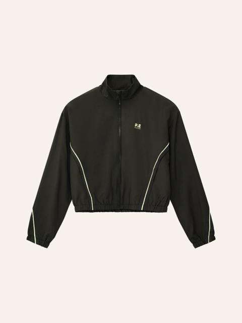 P.E NATION LINEAR JACKET IN CAVIAR & LIME