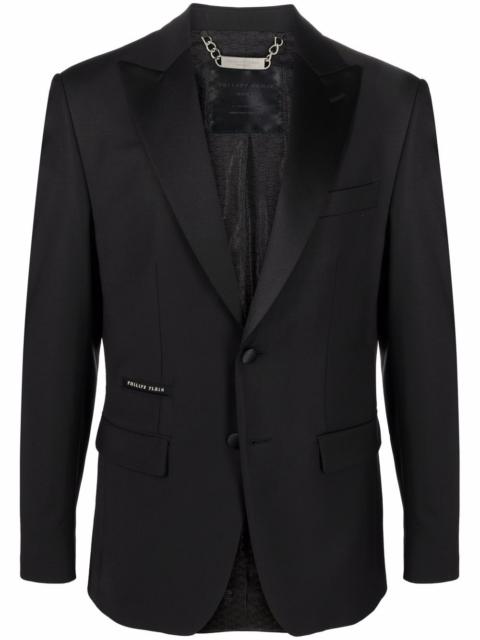 PHILIPP PLEIN crystal skeleton Gigolò fit blazer
