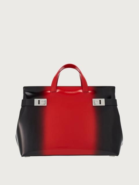 FERRAGAMO TOTE BAG WITH AIRBRUSHING