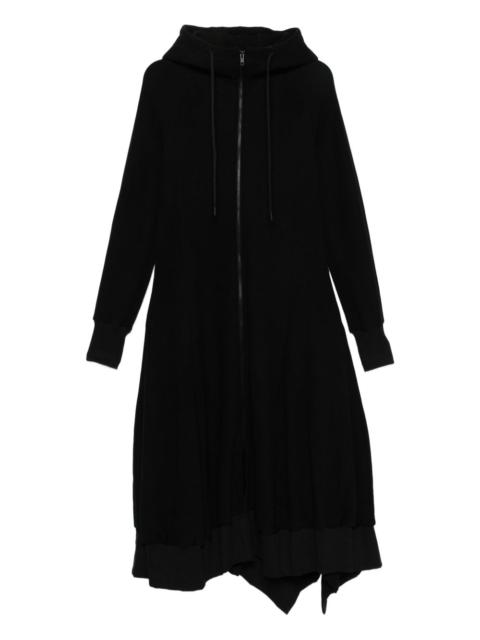 Yohji Yamamoto hooded asymmetrical coat