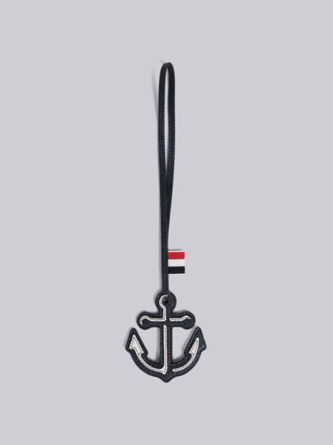 Thom Browne Pebble Grain Leather Anchor Charm