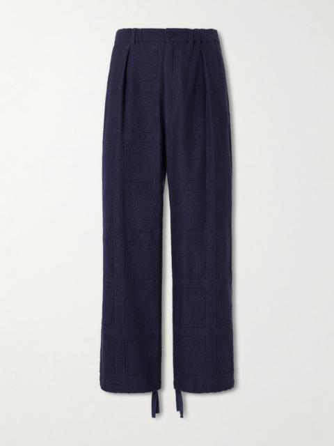 Blue Blue Japan Straight-Leg Cotton-Blend Suit Trousers
