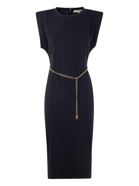 MICHAEL KORS chain-belt midi dress