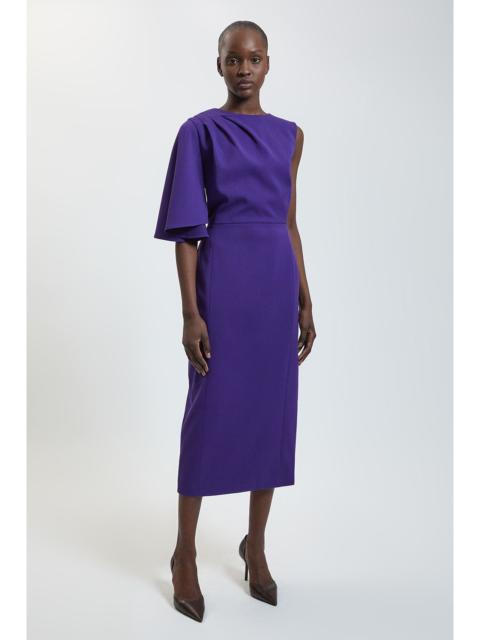KAREN MILLEN Tailored Drape Detail Midi Dress