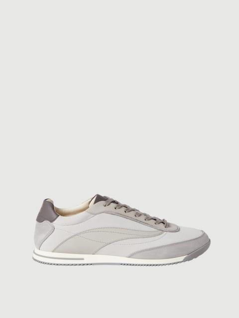 Brunello Cucinelli Techno fabric and nubuck sneakers