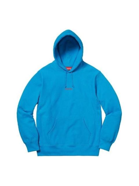 Supreme Supreme FW18 Trademark Hooded Sweatshirt Bright Royal SUP-FW18-304