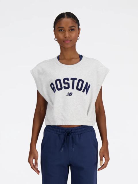 New Balance Heritage French Terry Crop T-Shirt