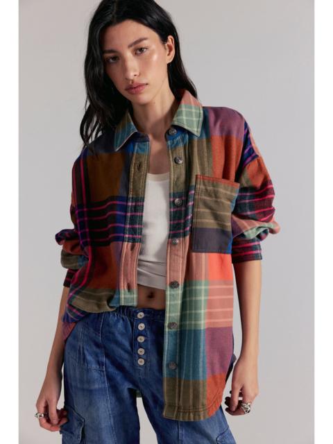 FREE PEOPLE We The Free Ashley Plaid Shirt