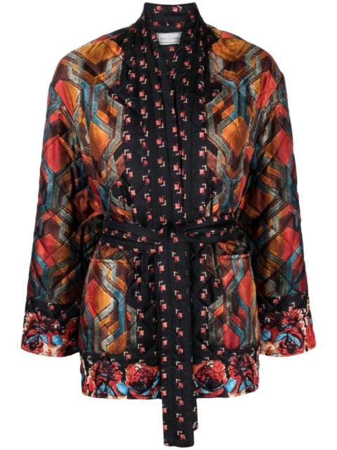 Pierre-Louis Mascia self-tied quilted jacket