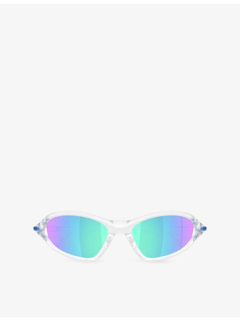 OAKLEY OO9536 Portal Jacket Oval-Frame Nylon Sunglasses