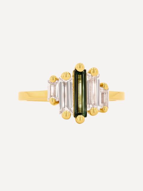 SUZANNE KALAN 14ct Gold Amalfi Multi Topaz Ring