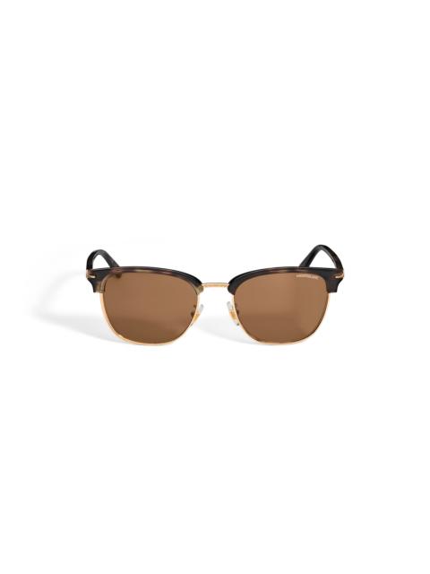 Montblanc SQUARED SUNGLASSES WITH METAL GOLD COL FRAME