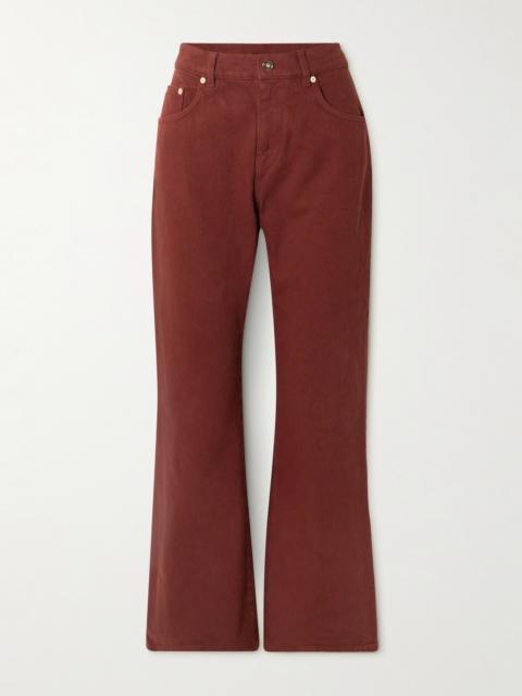 GABRIELA HEARST Ezra High-rise Bootcut Recycled Jeans