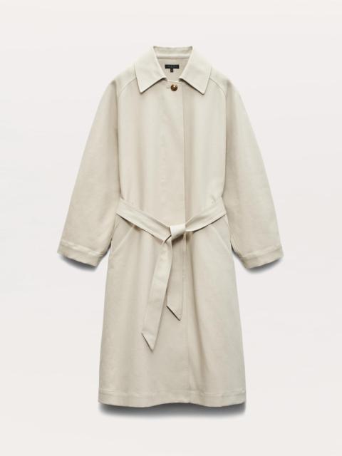 rag & bone Henrietta Oversized Italian Cotton Trench Coat