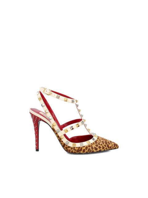 Valentino studded-embellishment T-strap pumps
