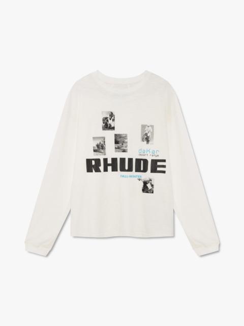 Rhude WINTER 91 RALLYE LS SLUB TEE