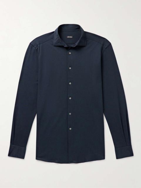 Cotton-Piqué Shirt