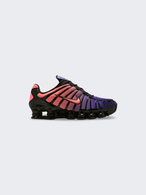 Nike Shox Tl Sneakers Court Purple, Black, Hot Lava