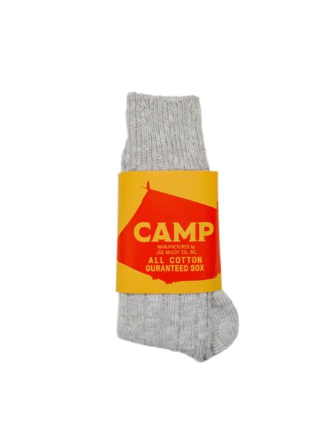 The Real McCoys The Real McCoy’s MA22012 Outdoor Socks 'Camp' Snow Gray