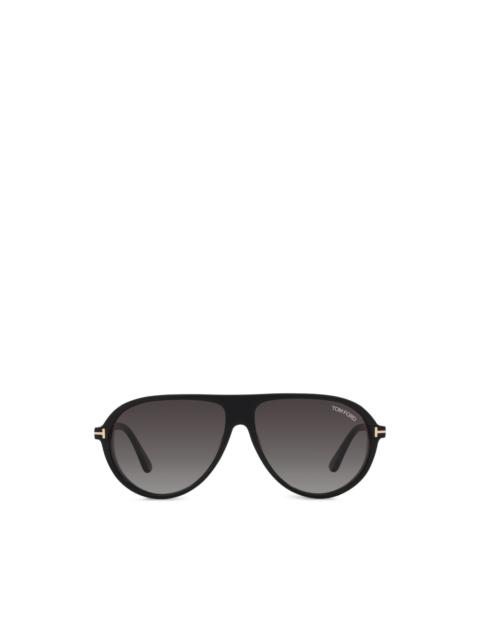 TOM FORD Marcus pilot-frame sunglasses