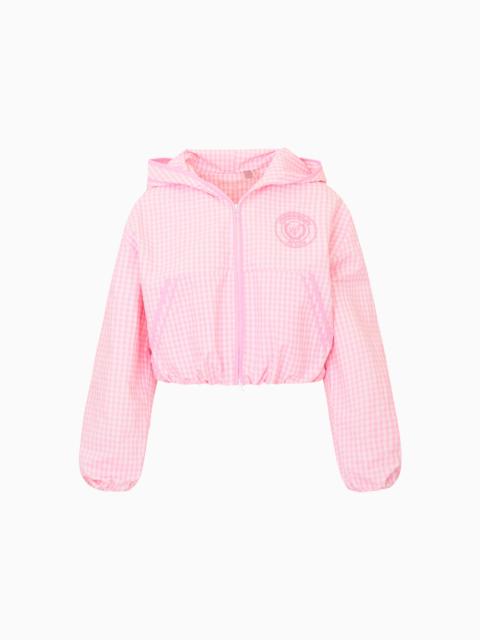 LoveShackFancy Kariana Gingham Windbreaker