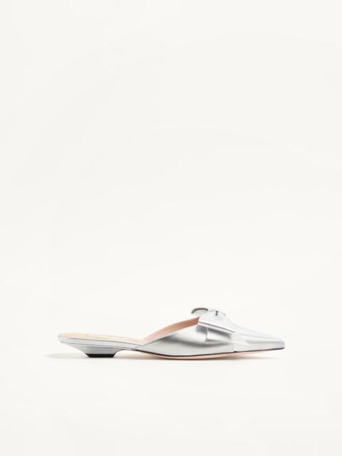 Valentino BOWOW MULE IN LAMINATED NAPPA 20MM