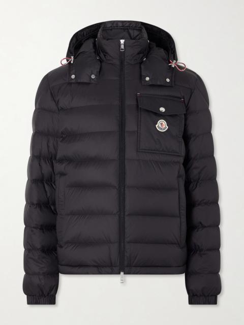 Moncler Verith Logo-Appliquéd Quilted Shell Hooded Down Jacket