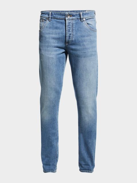 Brunello Cucinelli Men's 5-Pocket Denim Jeans