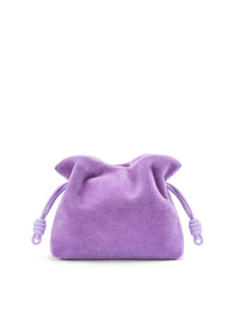 Loewe Flamenco clutch in mohair and calfskin