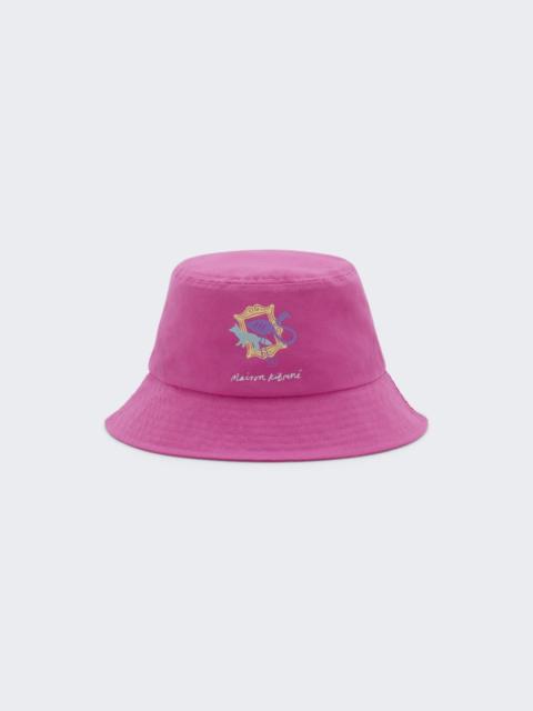 Maison Kitsuné X The Webster Bucket Hat Flamingo Pink