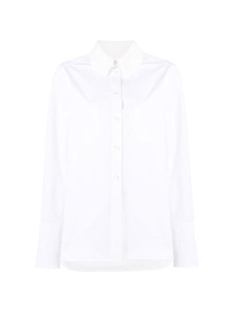 double-collar buttoned shirt