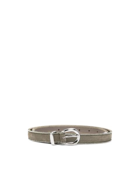 PESERICO stud-embellished suede belt