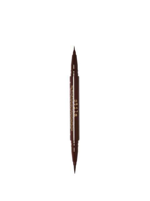 Stila Cosmetics Stila Stay All Day Dual-Ended Waterproof Liquid Eye Liner - Dark Brown