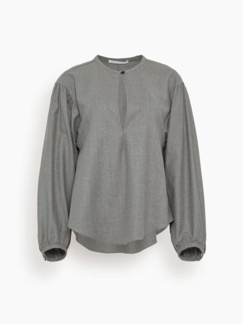 MARIA McMANUS Boho Blouse in Heather Grey