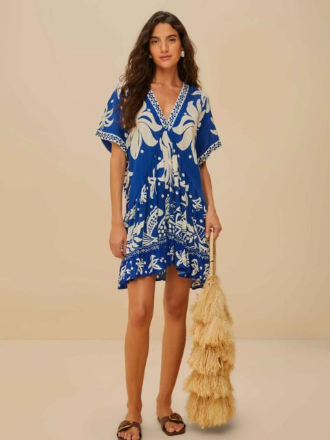 Ocean Scarf Mini Dress