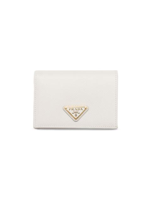 Prada Women's Small Saffiano Leather Wallet - Light Beige