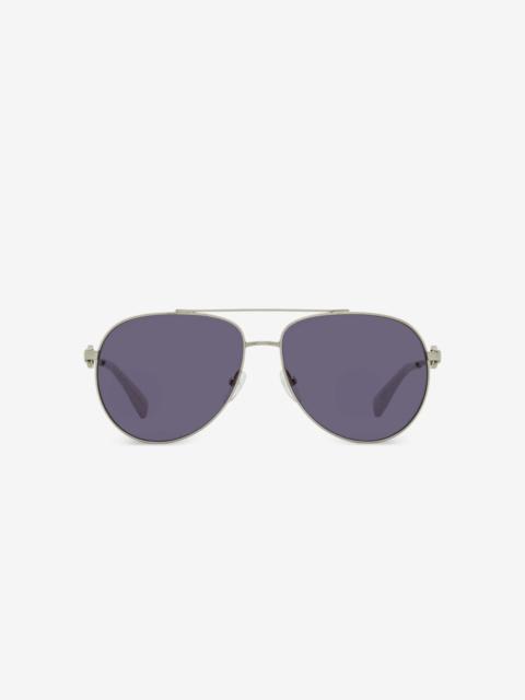 Longchamp 178 horsebit pilot-frame sunglasses