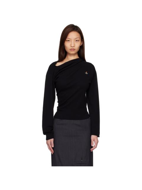 Vivienne Westwood Black Long Sleeve Hebo Top