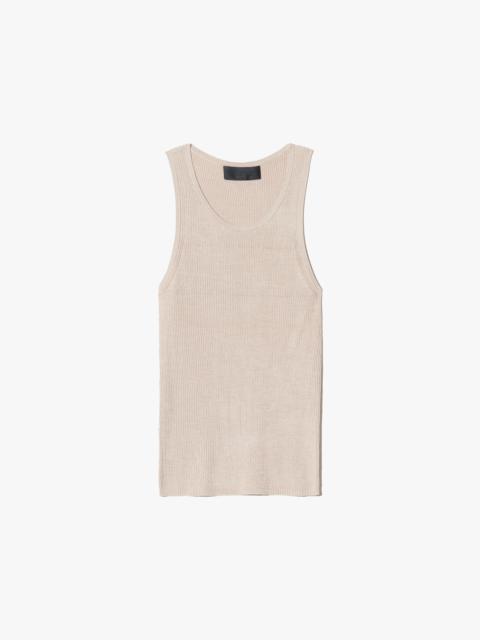 NILI LOTAN LOTTIE SILK KNIT TANK