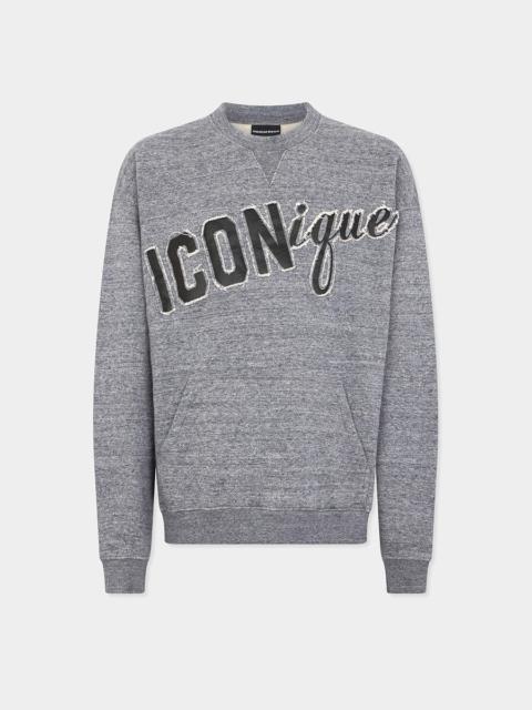 DSQUARED2 ICONIQUE RELAX FIT CREWNECK