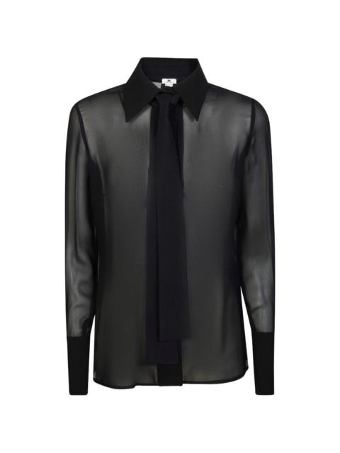 ELISABETTA FRANCHI tie shirt