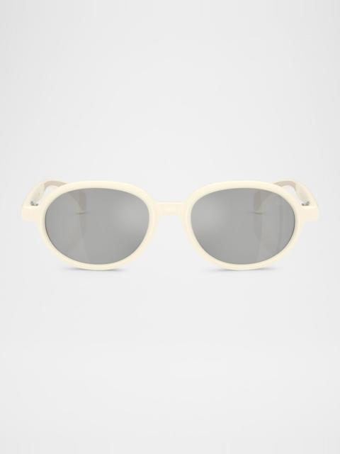 Moncler ME8006 Oval Sunglasses