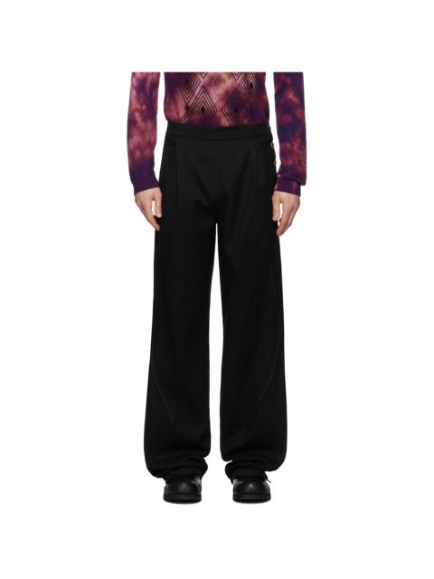Kiko Kostadinov Black Vig K-Dart Trousers