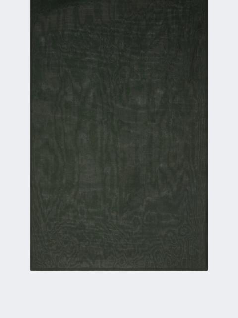 Max Mara ROSE Silk-blend shawl - MOSS GREEN