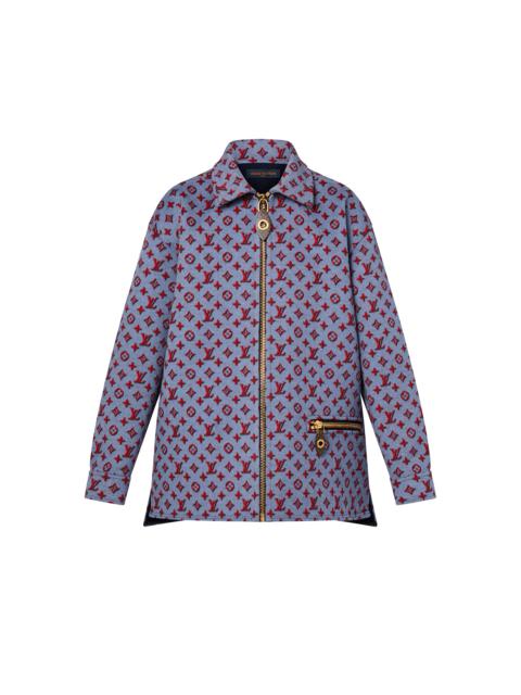 Louis Vuitton 3D Monogram Zip-Up Jacket