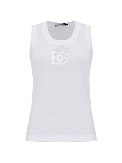 Dolce & Gabbana logo-detail tank top