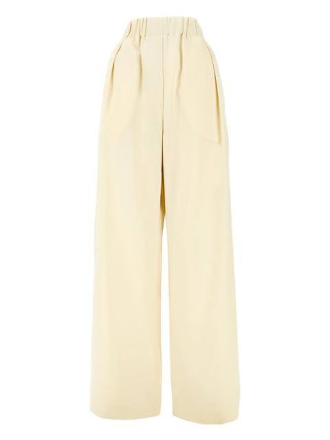 Jil Sander pleated elasticated trousers