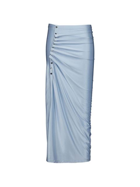 rabanne draped skirt